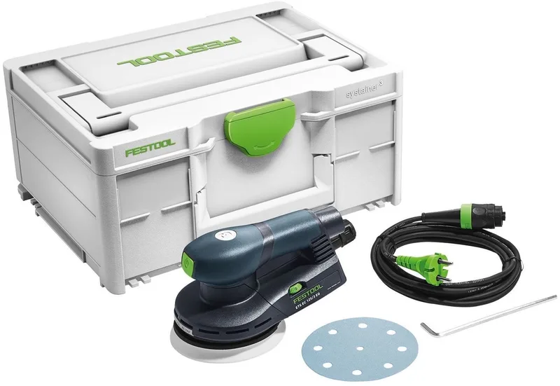 ETS EC 125/3 EQ-Plus Excenterschuurmachine in systainer - 400W - 125mm - koolborstelloos by Festool – product image