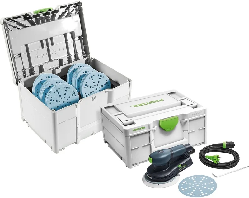 ETS EC 150/3 EQ-SYS GR Excenterschuurmachine + SYS-STF D150 GR-Set in Systainer - 578265 by Festool – product image