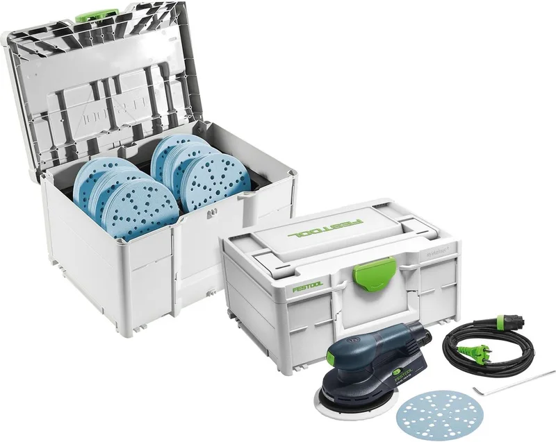 ETS EC 150/5 EQ-SYS GR Excenterschuurmachine + SYS-STF D150 GR-Set in Systainer - 578272 by Festool – product image