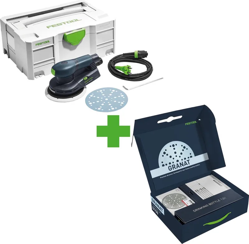 ETS EC 150/5 GR-Set P Excenterschuurmachine + Schuurpapierset in Systainer - 578188 by Festool – product image