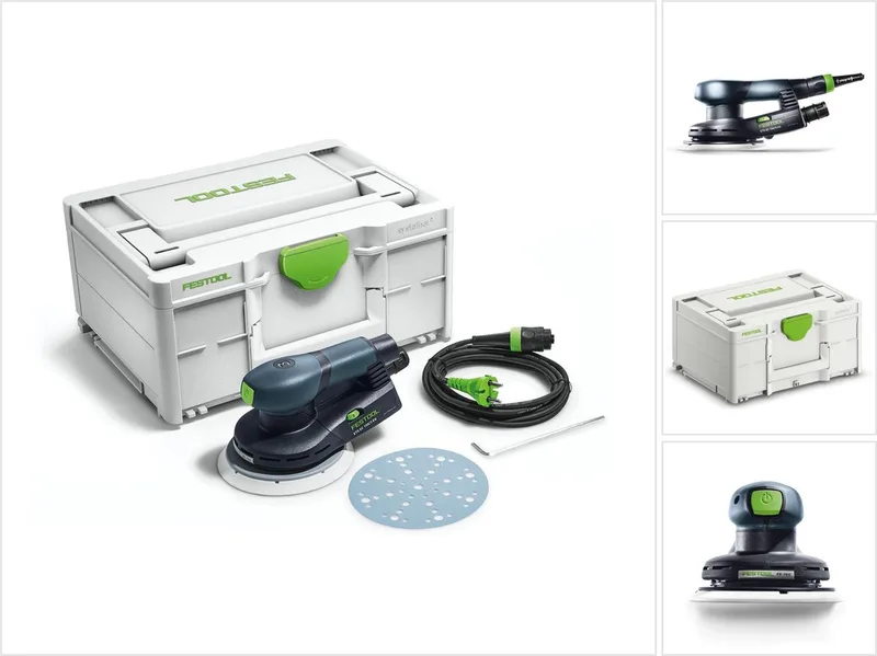 ETS EC150/3 EQ-Plus Excenterschuurmachine in systainer - 400W - 150mm van Festool – productafbeelding