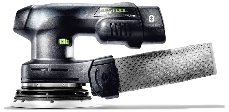 ETSC 125 3,0 I-Set Accu excenterschuurmachine 18V 3.0Ah in Systainer - 578857 fra Festool – produktbillede 2 af 2