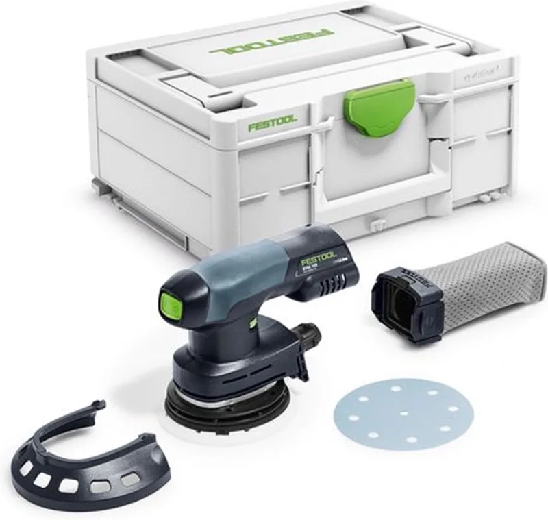 ETSC 125-Basic 18V Li-Ion accu excenterschuurmachine body in systainer - 125mm - koolborstelloos by Festool – product image
