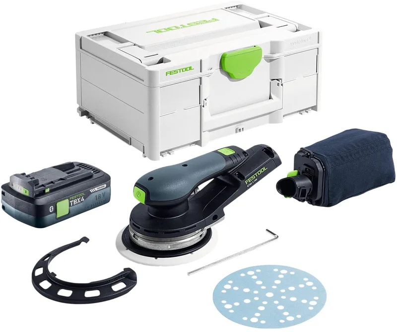 ETSC 2 150-Basic accu-excentrische schuurmachine 18 V 150 mm borstelloos + 1x accu 4,0 Ah + Systainer - zonder oplader by Festool – product image