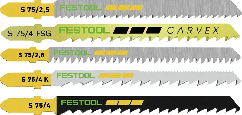 Festool 204275 Stichsägeblatt-Set STS-Sort/25 W 25 St. von Festool – Produktbild