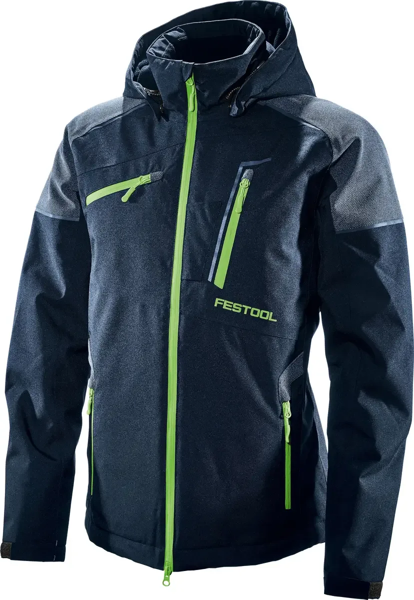 Festool 577321 Heren winterjack WIJA-FT1-XXL Donkerblauw, Groen van Festool, Donkerblauw, Groen, XXL – productafbeelding