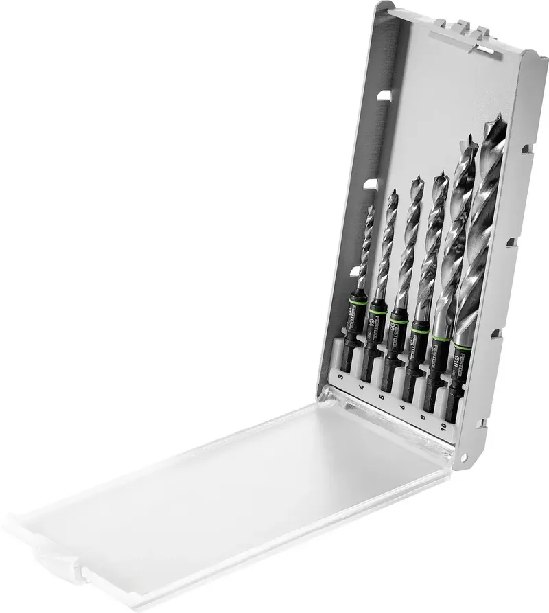 Festool 577396 BKS SYS3 D3-10 CE/W Bohrer-Set 3 mm, 4 mm, 5 mm, 6 mm, 8 mm, 10 mm by Festool – product image