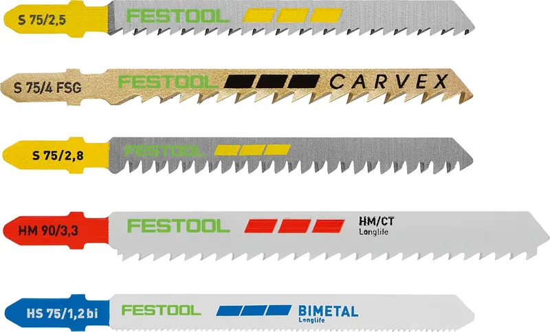 Festool 578071 Stichsägeblatt-Set STS-Sort/21 W/P/M 1 St. von Festool – Produktbild