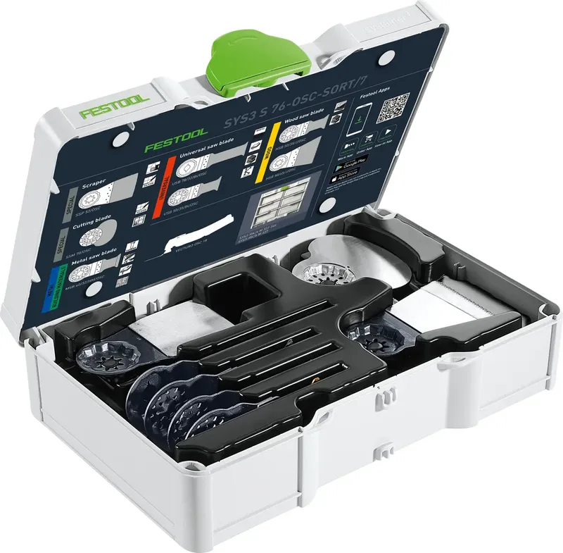 Festool 578116 SYS3 S 76-OSC-SORT/7 Sägeblatt-Set 1 St. van Festool – productafbeelding