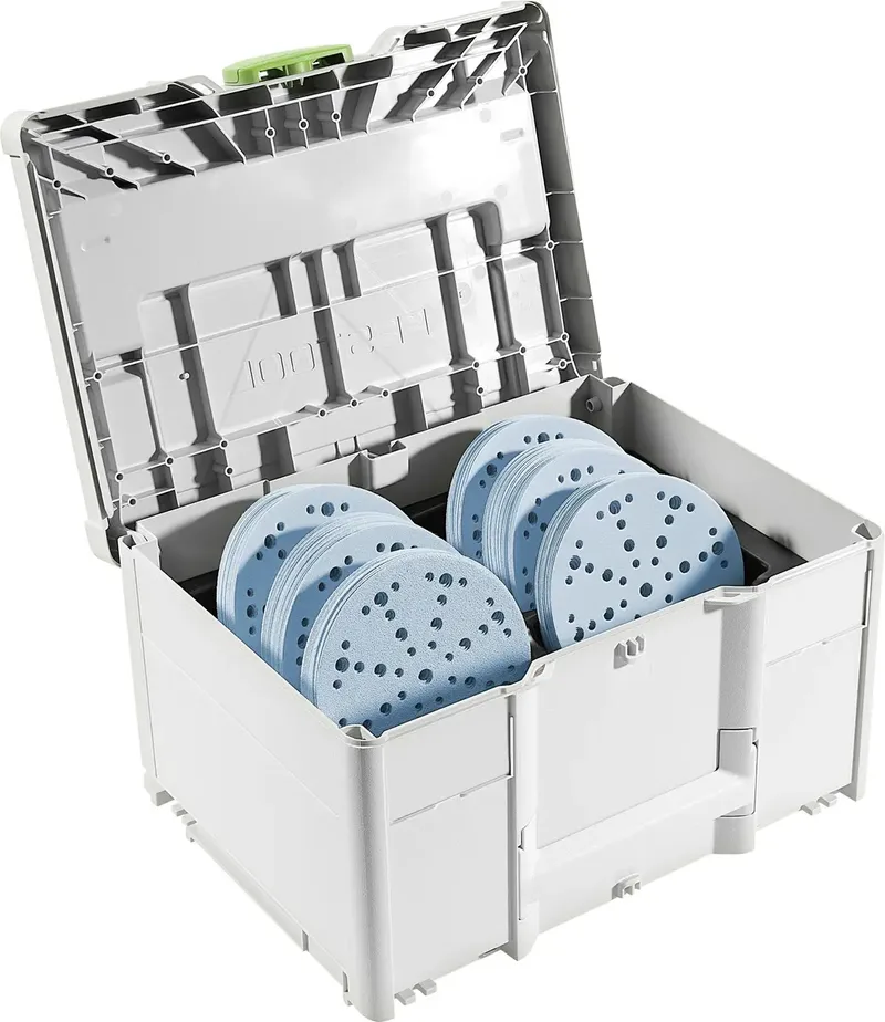 Festool 578192 Schleifscheiben-Box Durchmesser 150 mm Körnung (num)=60, 80, 120, 150, 180, 220 1 Set by Festool – product image