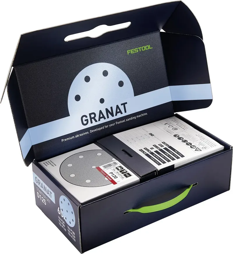 Festool 578668 Schleifscheiben-Set Durchmesser 125.00 mm Körnung (num)=60, 80, 120, 180, 220, 320 1 Set by Festool – product image