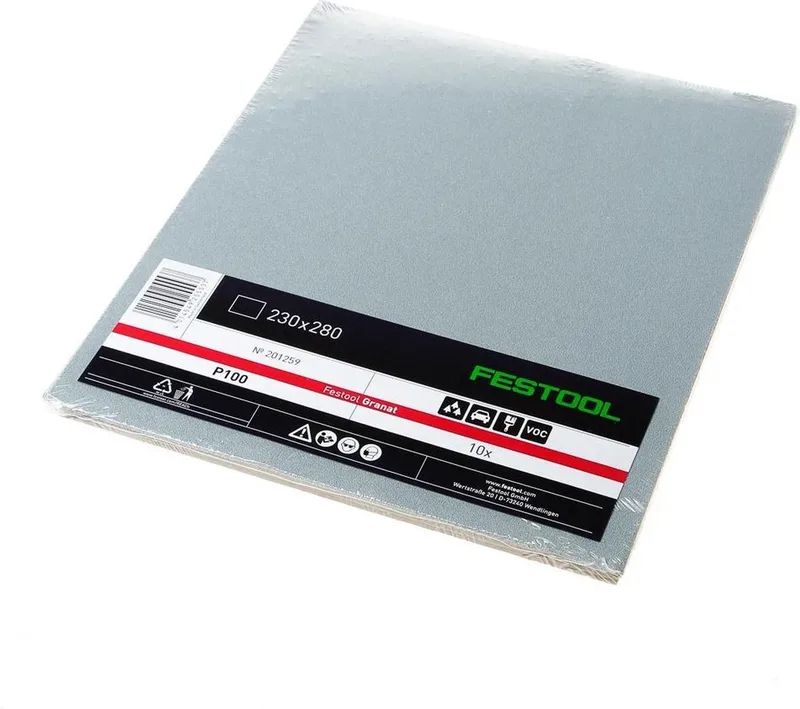 Granat Serie - Schuurpapier - 230x280mm - P100 - 10 Stuks by Festool – product image