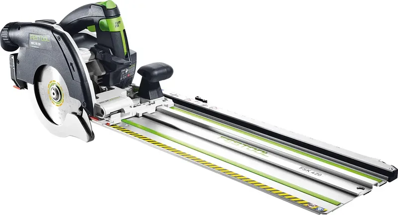 HKC 55 5,0 EBI-Set-FSK 420 Accu-cirkelzaag Zaagdiepte 90° (max.) 55 mm Incl. accu 18 V 5 Ah fra Festool – produktbillede 1 af 2