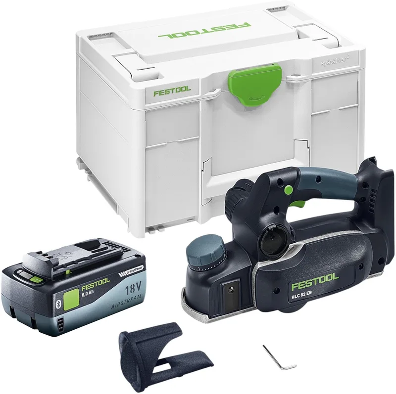 HLC 82 EB-Basic accu-schaafmachine 18 V 82 mm borstelloos + 1x accu 8,0 Ah + Systainer - zonder oplader by Festool – product image