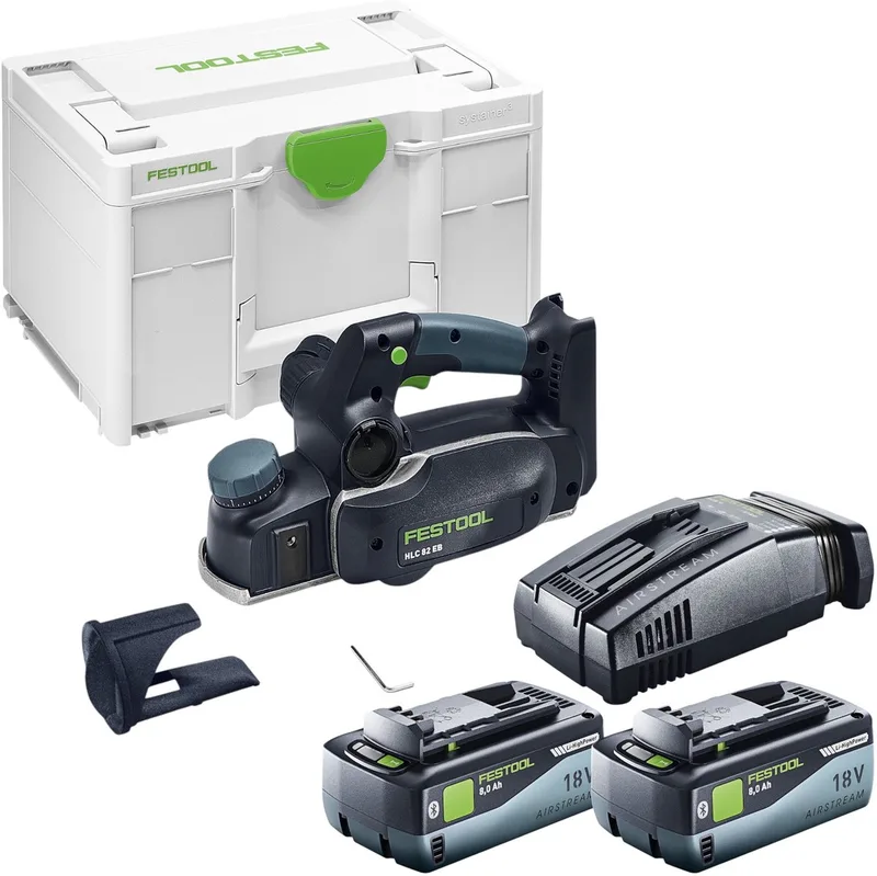 HLC 82 EB-Basic accu-schaafmachine 18 V 82 mm borstelloos + 2x accu 8,0 Ah + oplader + Systainer by Festool – product image
