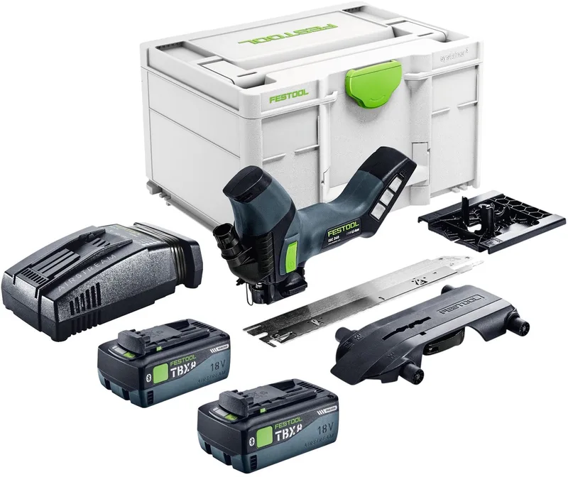 ISC 240 EB-Basic accu-isolatiezaag 18 V 240 mm + 2x accu 8,0 Ah + snellader + Systainer by Festool – product image