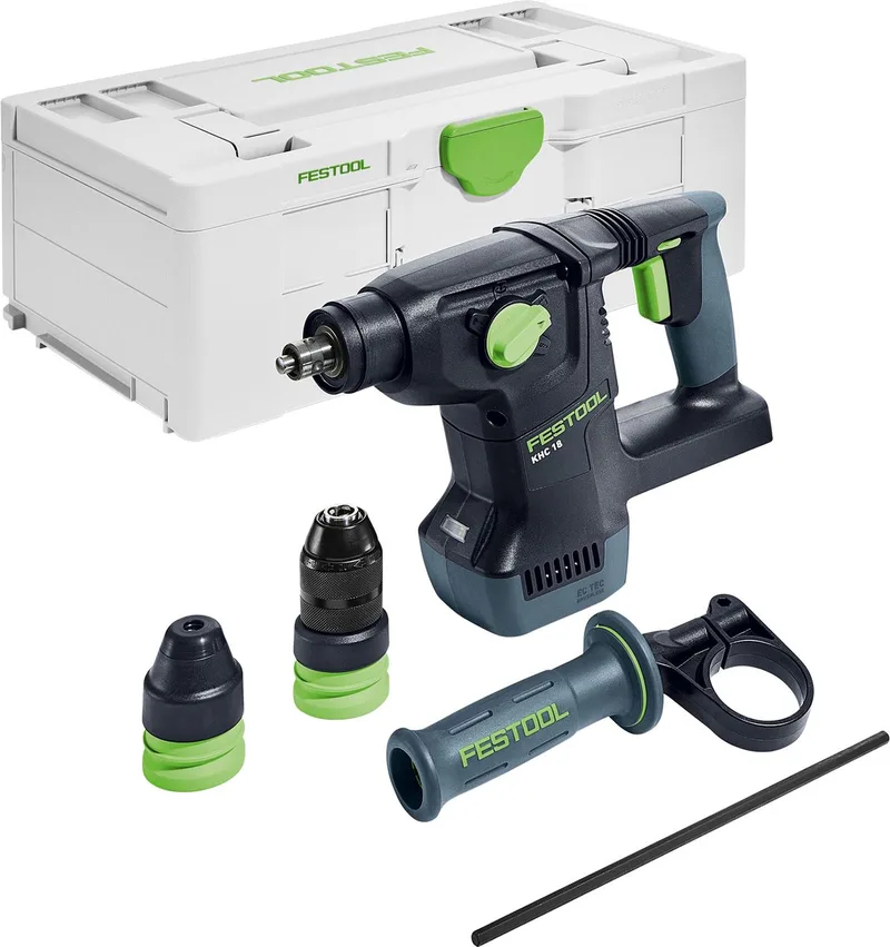KHC 18 EB-Basic Accu combihamer SDS-Plus 2,6J + snelwisselboorkop 18V Basic Body in Systainer - 577447 van Festool – productafbeelding