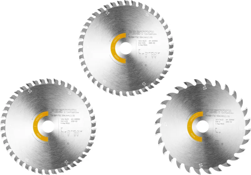 KSB-SORT/3 W 160x1,8 578547 Kreissägeblatt-Set 160 x 20 x 1.20 mm 1 St. by Festool – product image