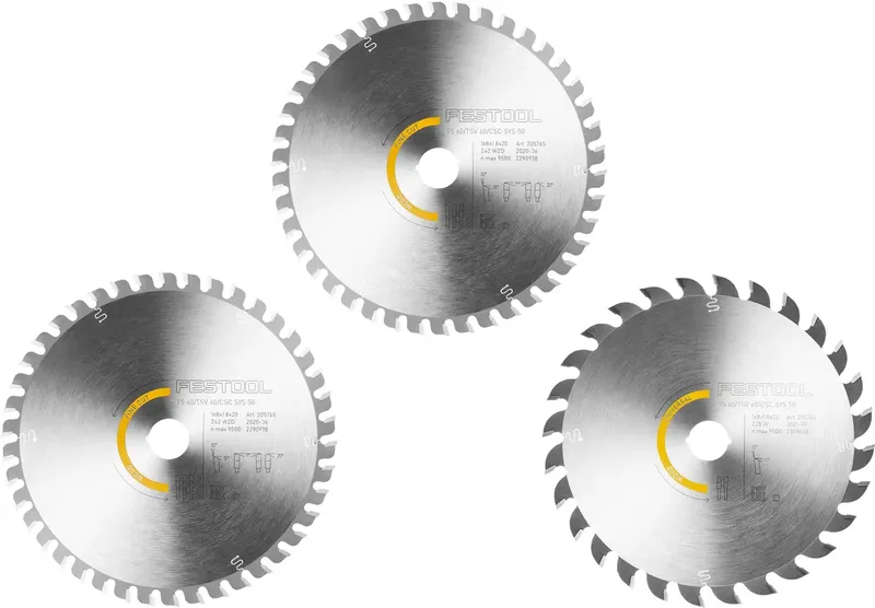 KSB-SORT/3 W 168x1,8 578566 Kreissägeblatt-Set 168 x 20 x 1.20 mm 1 St. von Festool – Produktbild 1 von 2