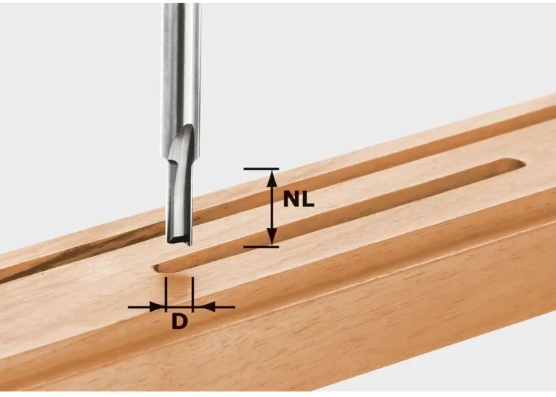 Lamellenfrees HS Schacht 8 mm HS S8 D 5/12 - 490943 von Festool – Produktbild