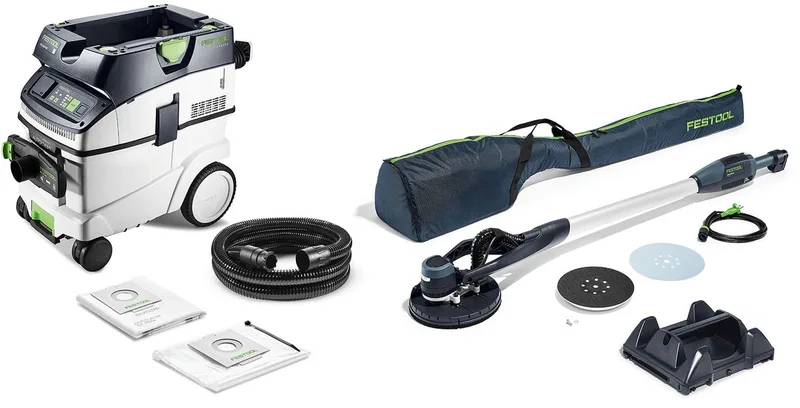 langnek schuurmachine en stofzuigerset PLANEX LHS-E 225/C... von Festool – Produktbild