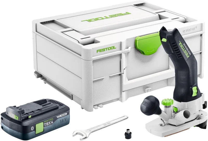 MFKC 700 KA EB-Basic accu-module kantfrees 18 V 8 mm borstelloos + 1x accu 4,0 Ah + Systainer - zonder oplader van Festool – productafbeelding