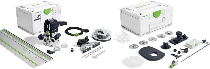 OF 1010 REBQ-FS-Set+Box Bovenfrees in Systainer met FS 800/2 Geleiderail - 578053 de Festool, Noir – image du produit