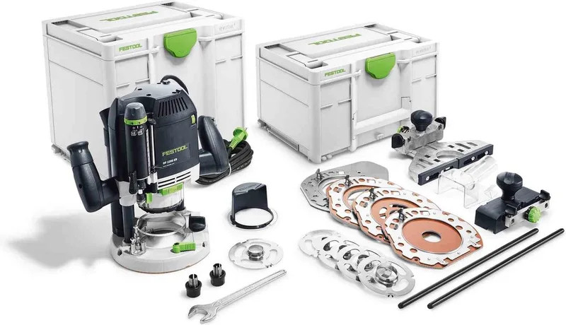 OF 2200 EB-Set Bovenfrees - 576220 by Festool, Green – product image