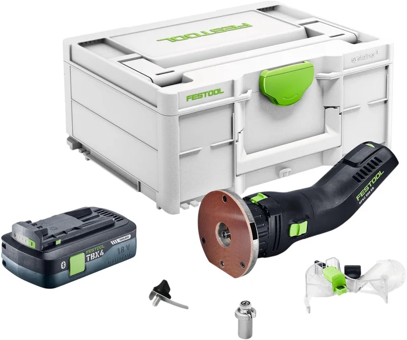 OFKC 500 R3 EB-Basic accu-kantfrees 18 V 10 mm borstelloos + 1x accu 4,0 Ah + Systainer - zonder oplader von Festool – Produktbild