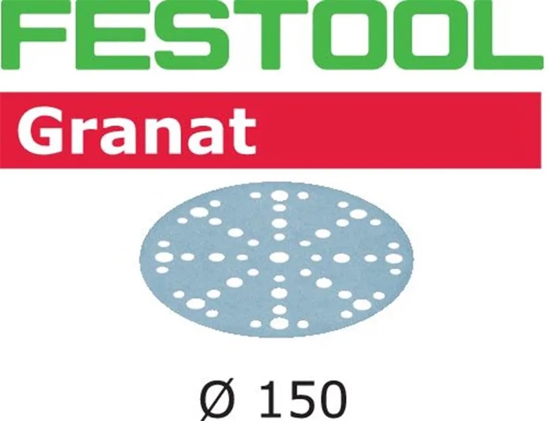 P120 D150/48 Schuurschijf (10 stuks) - STF Granat - 575157 van Festool – productafbeelding