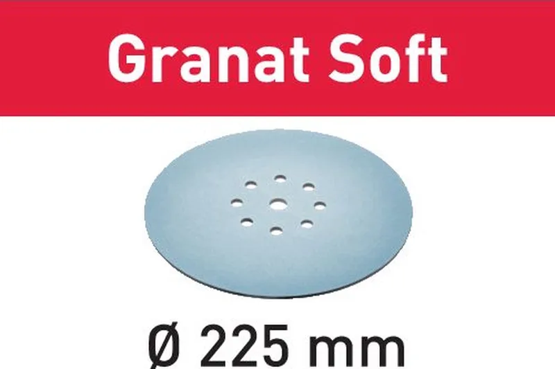 P180 D225 Soft Schuurschijf (25 stuks) - STF Granat - 204225 by Festool – product image
