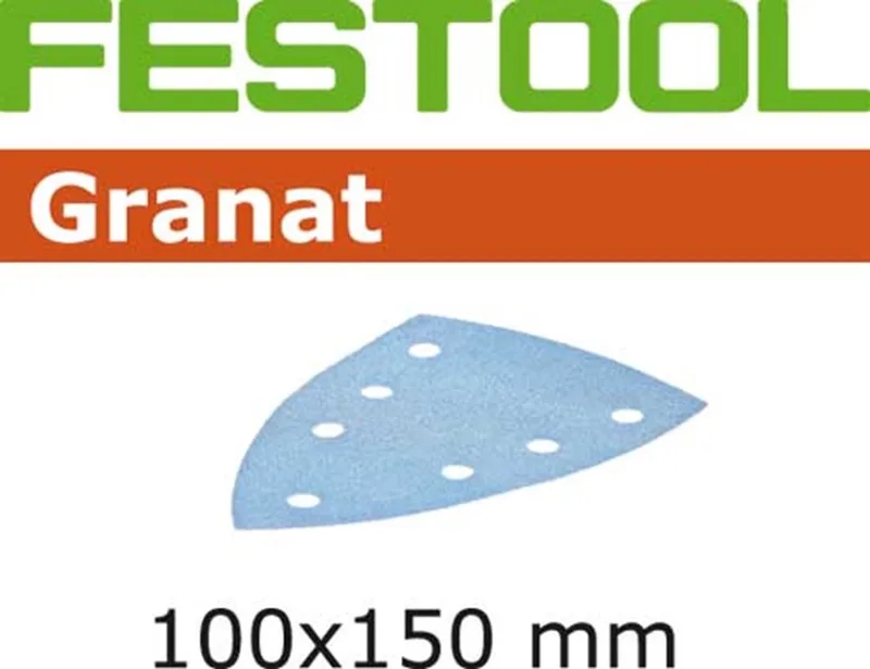 P80 100x150mm Schuurpapier (10 stuks) - STF DELTA/9 Granat - 577539 by Festool – product image