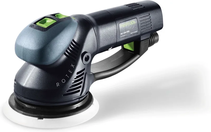 RO 150 FEQ-Plus ROTEX excentrische schuurmachine met tandwieloverbrenging 720 W 5 mm slag ( 576017 ) in Systainer3 + 50x schuurschijven P150 de Festool – image du produit