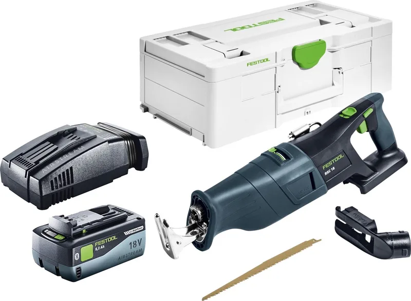 RSC 18 EB-Basic accu-sabelszaag 18 V borstelloos + 1x accu 8,0 Ah + snellader + Systainer by Festool – product image