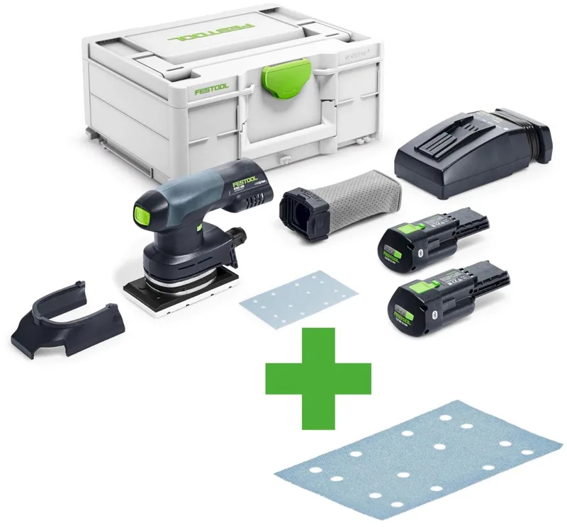RTSC 400 3,0 I-Plus Accu Vlakschuurmachine 18V 3.0Ah in Systainer - 577686 de Festool – image du produit