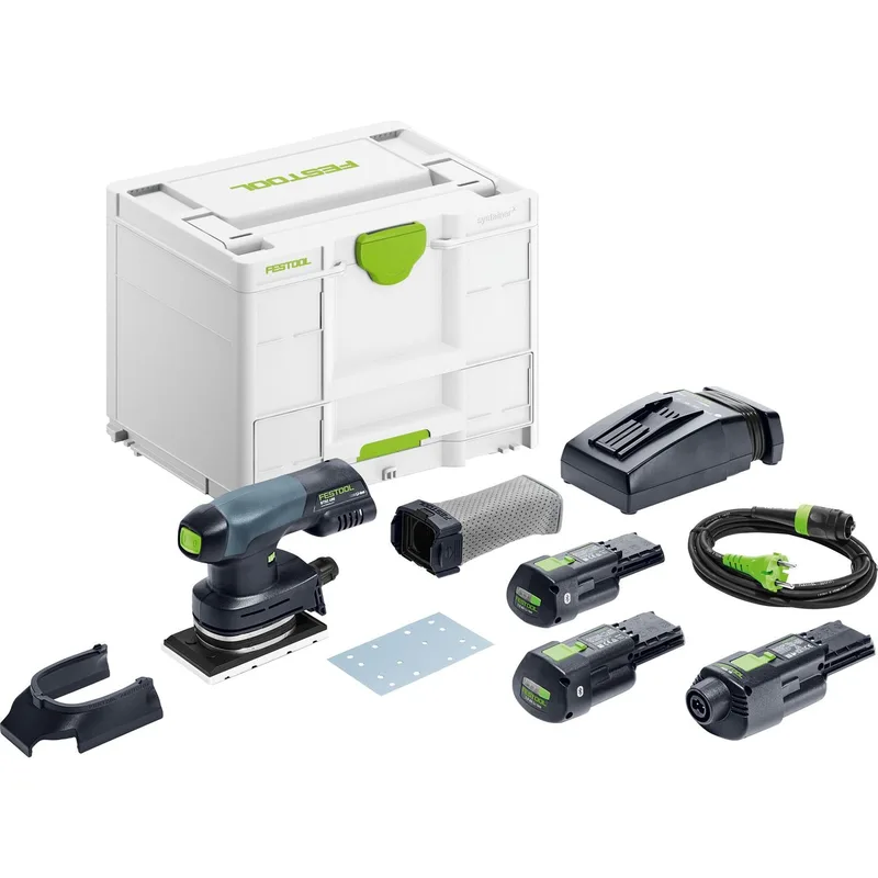 RTSC 400 3,0 I-Set Accu vlakschuurmachine + ERGO Adapter 18V 3.0Ah in Systainer - 578133 de Festool – image du produit 1 sur 2