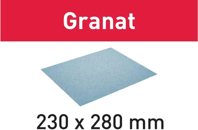 Schuurpapier 230x280 P240 GR/10 Granat von Festool – Produktbild