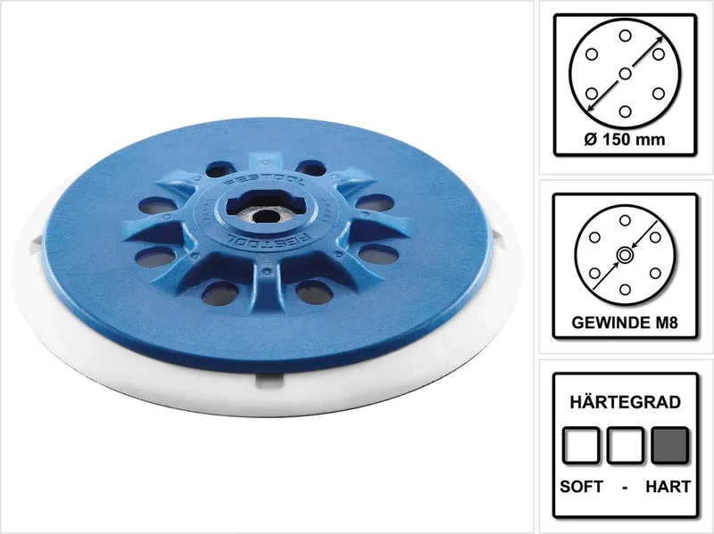 schuurschijf ST-STF D150/17 FT-M8-H-HT 150 mm hard ( 498988 ) von Festool – Produktbild
