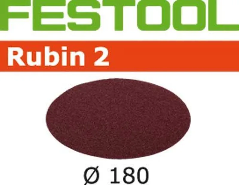 Schuurschijf STF D180/0 P100 RU2/50 Rubin 2 van Festool – productafbeelding