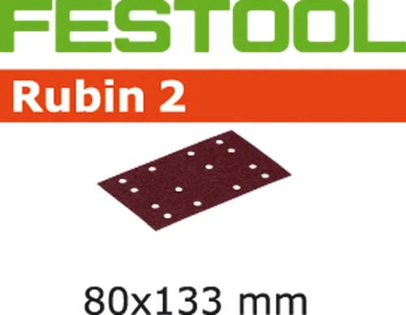 Schuurstroken STF 80X133 P60 Rubin 2 VE=10 by Festool – product image