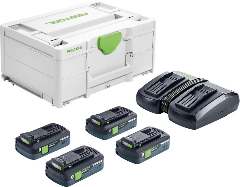 SYS 18V 4x4,0/TCL 6 DUO Energie-set 18V in Systainer - 577104 von Festool – Produktbild