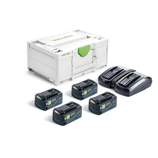 SYS 18V 4xHP5,0/TCL6DUO Energie-set in Systainer - 578681 by Festool – product image 1 of 2
