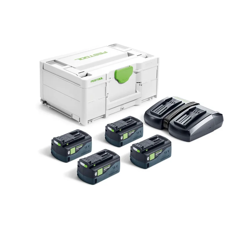 SYS 18V 4xHP5,0/TCL6DUO Energie-set in Systainer - 578681 by Festool – product image 1 of 2