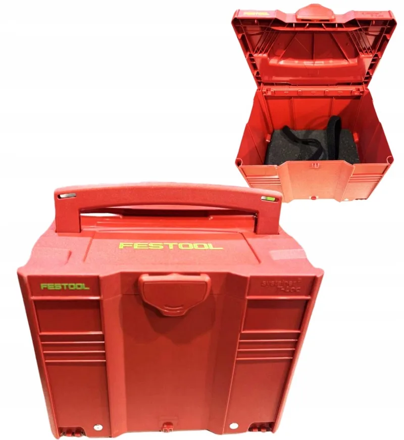 Systainer SYS4 T-LOC 544161 - Rode opbergkoffer met Inzet de Festool, Rouge – image du produit