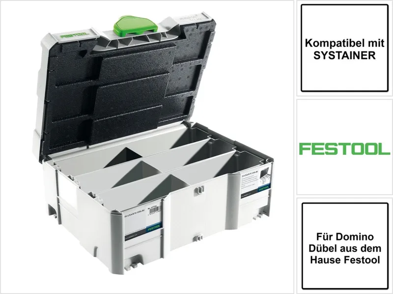 Systainer T-LOC SORT-SYS 2 TL Domino ( 498889 ) by Festool, Grey – product image