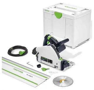 Tauchsäge Festool Tauchsäge TS 55 FEBQ-Plus-FS 577010 mit Zubehör im Koffer van Festool – productafbeelding 1 van 5