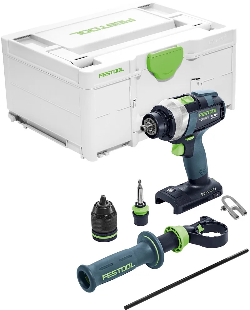 Akku-Bohrschrauber TDC 18/4 I-Basic QUADRIVE von Festool – Produktbild