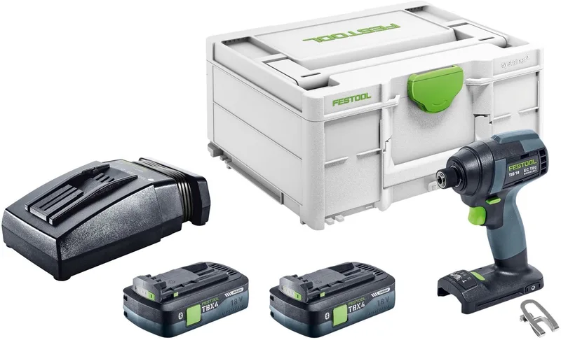 TID 18-Basic accu-slagmoersleutel 18 V 180 Nm 1/4" borstelloos + 2x accu 4,0 Ah + oplader + Systainer by Festool – product image