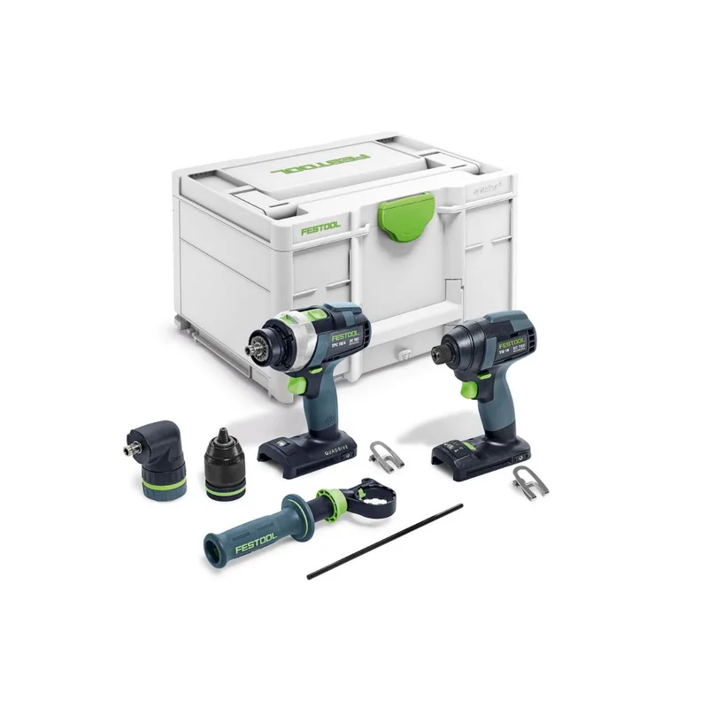 TID 18 Basic-Set TPC 18 Accu combiset 2-delig (TID 18 + TPC 18) 18V Basic Body in Systainer - 578833 by Festool – product image