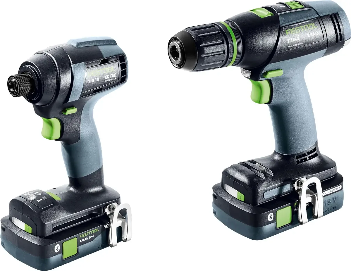 Set de perceuse et visseuse Festool TID 18 HPC 4,0 I-Set T18 577244 18 V 4 Ah de Festool – image du produit